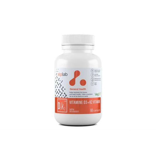 ATP - Vitamine D3+K2 60 caps